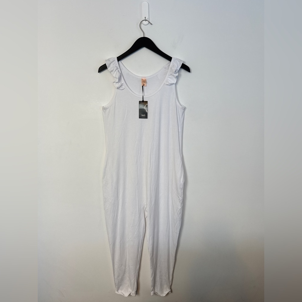 NWT 🇨🇦 SMASH & TESS - The Sweetheart Romper in White. Small - Picture 2 of 16